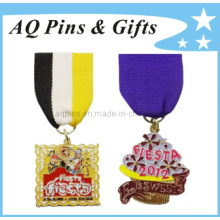 Factory Price Metal Lapel Pin Badge with Ribbon Pin (badge-038)
